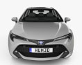 Toyota Corolla Touring Sports hybrid 2022 3d model front view