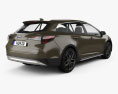 Toyota Corolla Trek 2022 3D模型 后视图