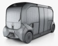 Toyota e-Palette 2020 3D 모델  wire render