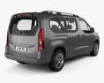 Toyota ProAce City Verso L2 2023 3D 모델  back view
