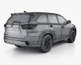 Toyota Highlander LEplus 2019 3D模型