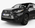 Toyota Highlander LEplus 2019 3D 모델 