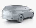 Toyota Highlander LEplus 2019 3D 모델 