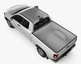 Toyota Tundra 双人驾驶室 SR5 2017 3D模型 顶视图