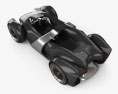 Toyota e-Racer 2020 3D 모델  top view