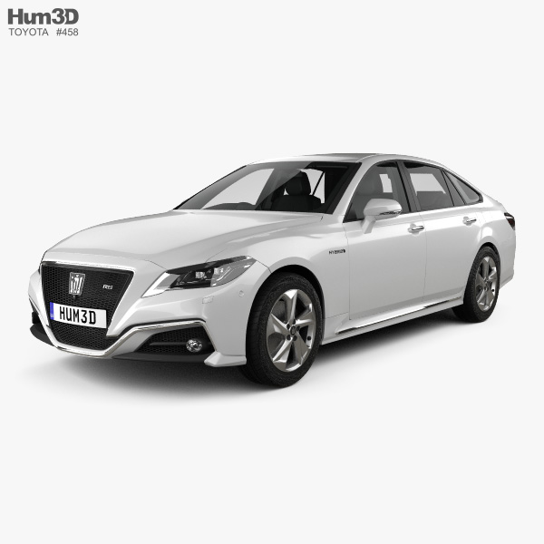 Toyota Crown RS Advance with HQ interior 2021 3D model
