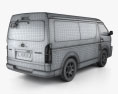 Toyota Hiace Пасажирський фургон L1H2 GL RHD з детальним інтер'єром 2015 3D модель