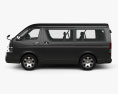 Toyota Hiace Passenger Van L1H2 GL RHD 带内饰 2015 3D模型 侧视图