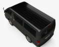 Toyota Hiace Passenger Van L1H2 GL RHD 带内饰 2015 3D模型 顶视图