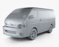 Toyota Hiace Passenger Van L1H2 GL RHD mit Innenraum 2015 3D-Modell clay render