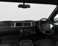 Toyota Hiace Furgoneta de Pasajeros L1H2 GL RHD con interior 2015 Modelo 3D dashboard
