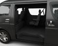 Toyota Hiace Пассажирский фургон L1H2 GL RHD с детальным интерьером 2015 3D модель seats