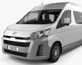 Toyota Hiace Passenger Van L2H2 GL 带内饰 RHD 2023 3D模型