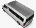 Toyota Hiace Passenger Van L2H2 GL 带内饰 RHD 2023 3D模型 顶视图