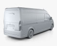 Toyota Hiace Пасажирський фургон L2H2 GL з детальним інтер'єром RHD 2023 3D модель