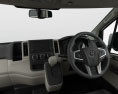 Toyota Hiace Furgone Passeggeri L2H2 GL con interni RHD 2023 Modello 3D dashboard