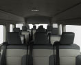 Toyota Hiace Carrinha de Passageiros L2H2 GL com interior RHD 2023 Modelo 3d
