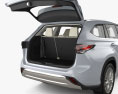 Toyota Highlander Platinum з детальним інтер'єром 2022 3D модель