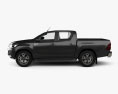 Toyota Hilux Double Cab L-edition with HQ interior 2021 3d model side view