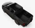 Toyota Hilux Двойная кабина L-edition с детальным интерьером 2021 3D модель top view