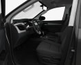 Toyota Hilux Двойная кабина L-edition с детальным интерьером 2021 3D модель seats