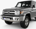 Toyota Land Cruiser 5ドア HQインテリアと 2015 3Dモデル