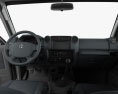 Toyota Land Cruiser пятидверный с детальным интерьером 2015 3D модель dashboard