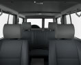 Toyota Land Cruiser 5 puertas con interior 2015 Modelo 3D