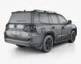 Toyota Land Cruiser Excalibur 带内饰 和发动机 2020 3D模型
