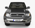 Toyota Tundra Access Cab SR5 con interior 2003 Modelo 3D vista frontal