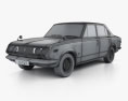 Toyota Mark II セダン 1968 3Dモデル wire render