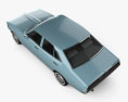 Toyota Mark II 1972 3D模型 顶视图