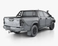Toyota Hilux 더블캡 Rugged X 2023 3D 모델 