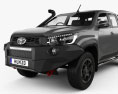 Toyota Hilux Double Cab Rugged X 2023 3d model