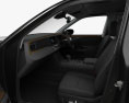 Toyota Century з детальним інтер'єром та двигуном 2021 3D модель seats
