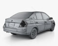Toyota Prius JP-spec с детальным интерьером и двигателем 2003 3D модель