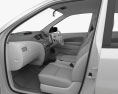 Toyota Prius JP-spec mit Innenraum und Motor 2003 3D-Modell seats