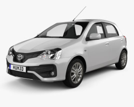Toyota Etios hatchback 2022 Modelo 3D