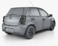 Toyota Etios 掀背车 2022 3D模型