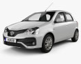 Toyota Etios 掀背车 2022 3D模型