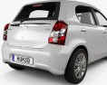 Toyota Etios hatchback 2022 Modèle 3d