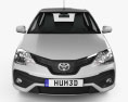Toyota Etios hatchback 2022 Modelo 3D vista frontal