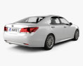 Toyota Crown Royal Saloon 2017 3D 모델  back view