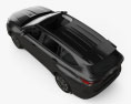 Toyota Highlander XLE 2022 Modello 3D vista dall'alto