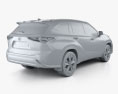 Toyota Highlander XLE 2022 3D 모델 