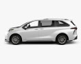 Toyota Sienna Limited 2022 3d model side view