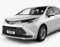 Toyota Sienna Limited 2022 3d model