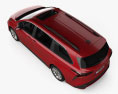 Toyota Sienna XSE 2023 3D模型 顶视图