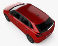 Toyota Glanza 2022 3D模型 顶视图