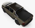 Toyota Hilux 双人驾驶室 Invincible 2023 3D模型 顶视图